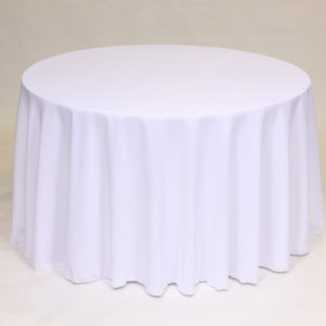 Solid White Tablecloth